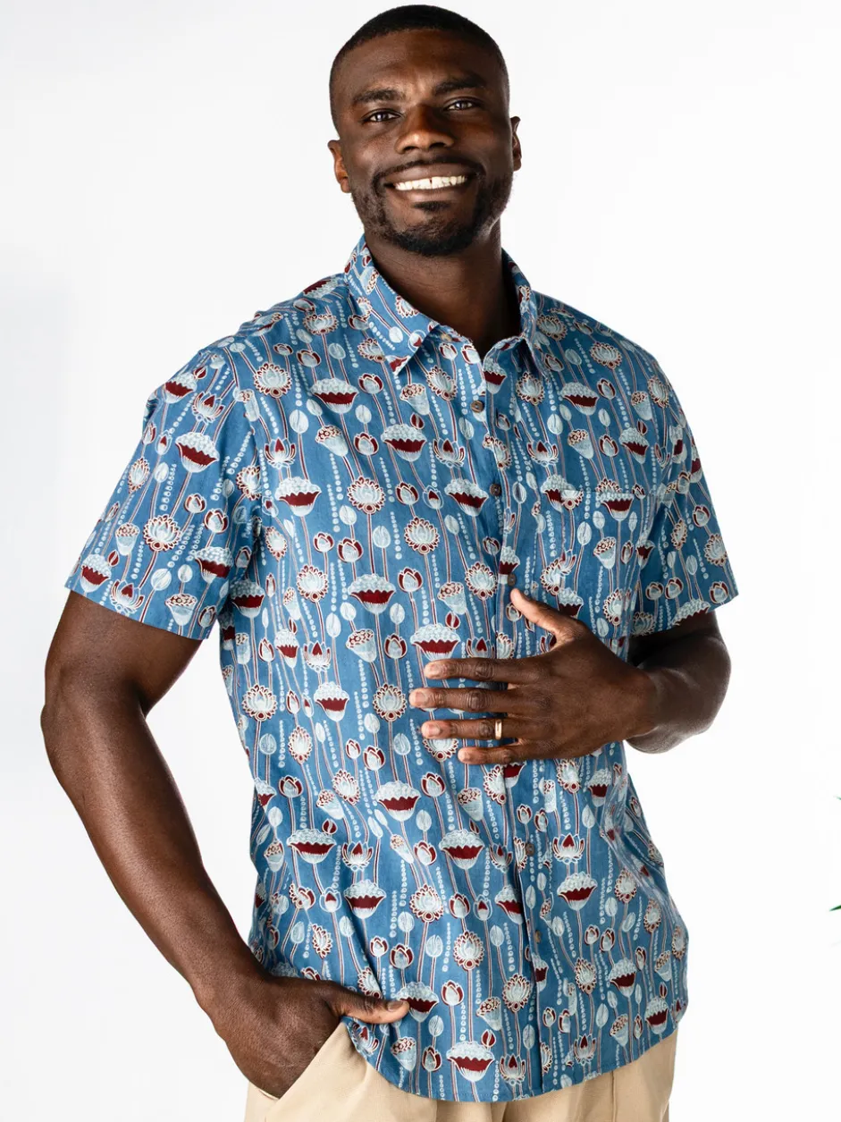 Rise Up Shirt - Indigo
