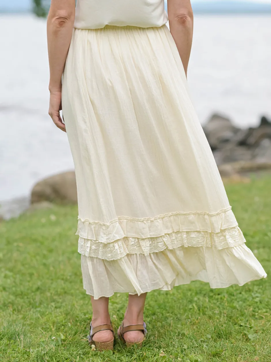 Romance Skirt - Ecru