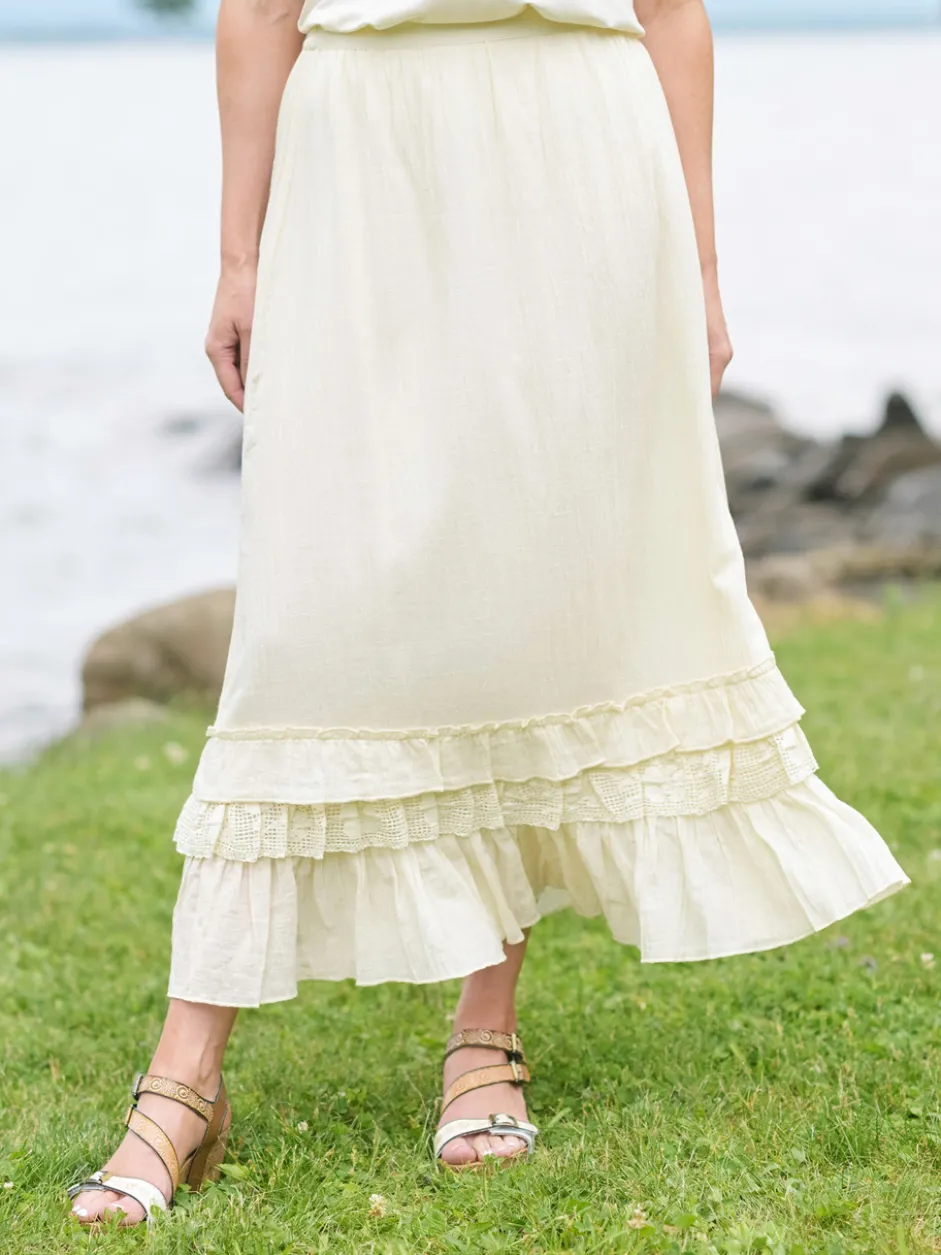 Romance Skirt - Ecru