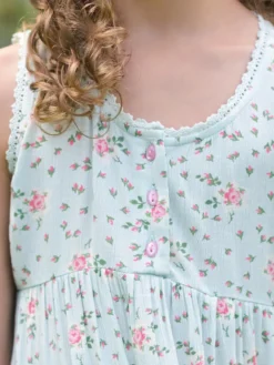 Rosalyn Kids Dress - Aqua