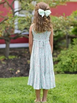 Rosalyn Kids Dress - Aqua