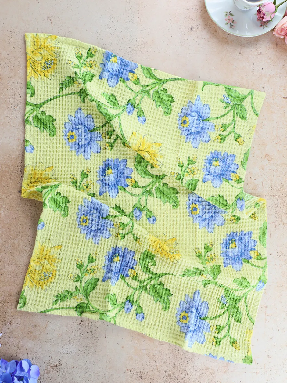 Rosehip Tea Towel Set of 2 - Yellow