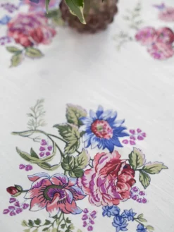 Russian Chintz Tablecloth - Ivory