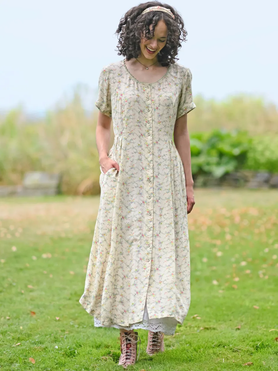 Samantha Classic Dress - Cream