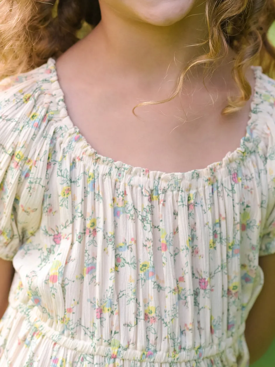 Samantha Kids Dress - Cream