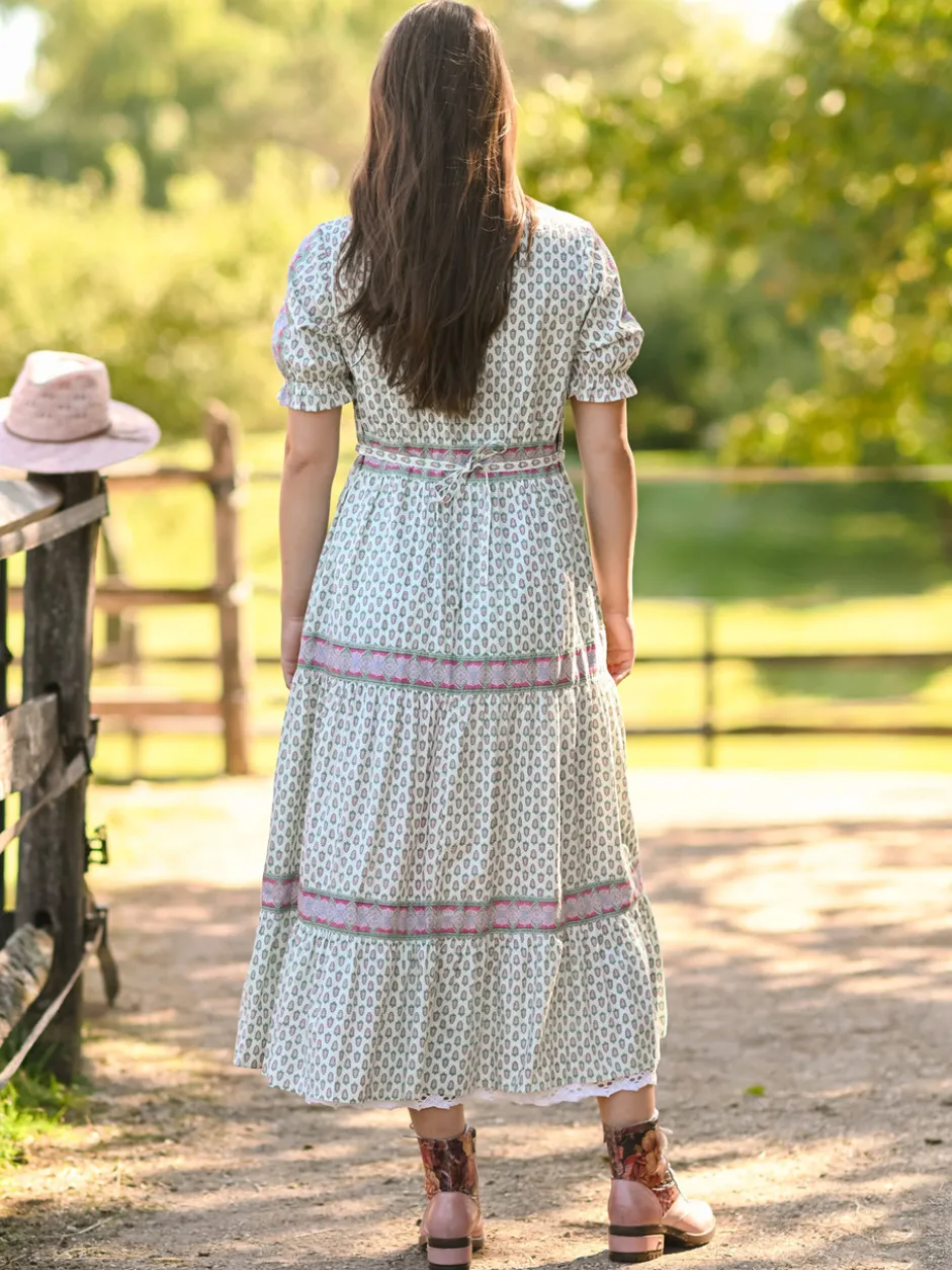 San Remo Prairie Dress - White