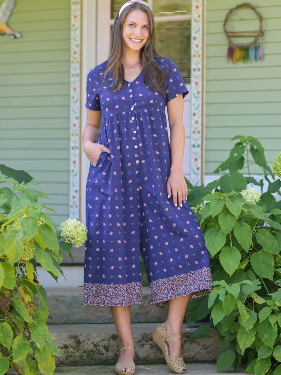 Seascape Jumpsuit - Navy