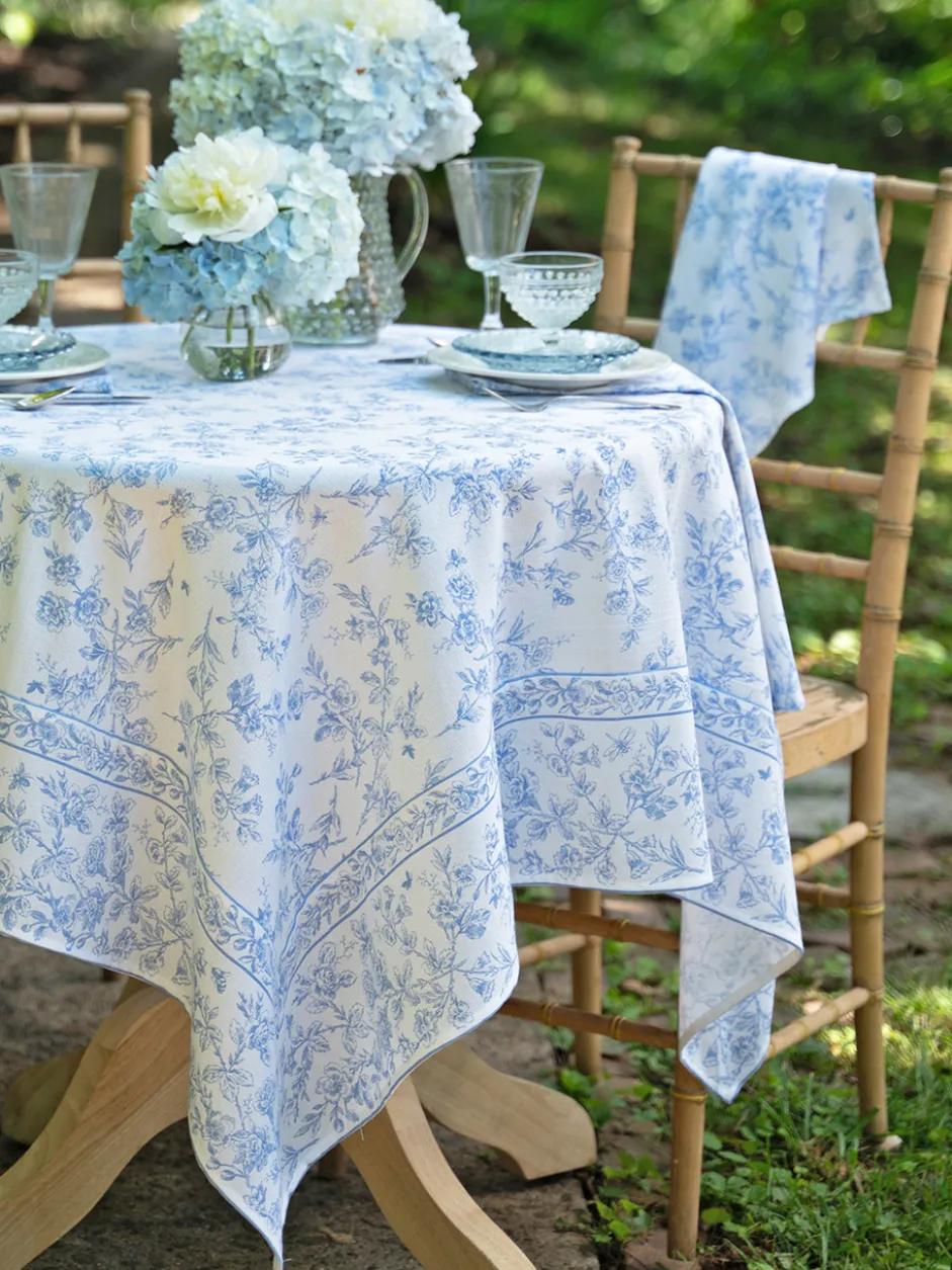 Secret Garden Tablecloth - Periwinkle