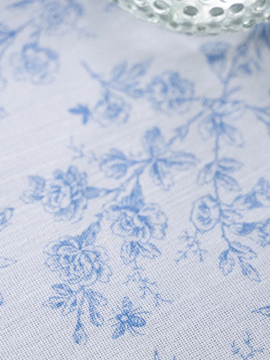 Secret Garden Tablecloth - Periwinkle
