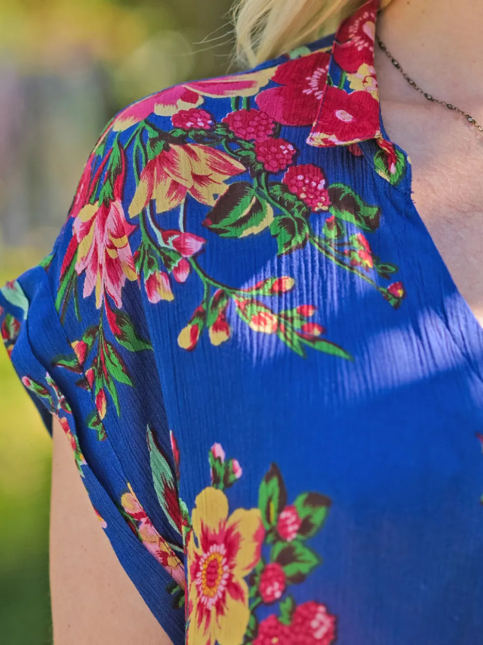 Sikkim Blouse - Blue