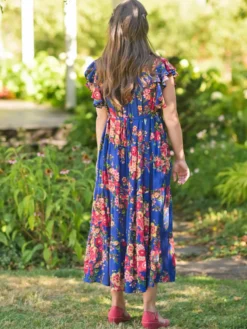 Sikkim Dress - Blue