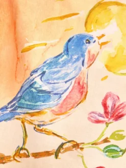 Singing Bird Tea Towel
