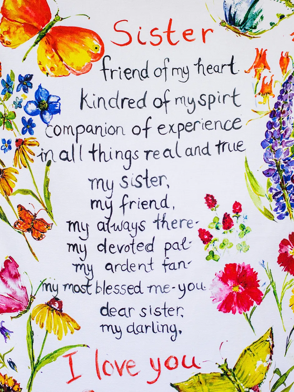 Sister Garden Tea Towel