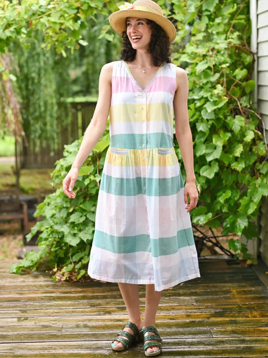 Spring Check Dress - Multi