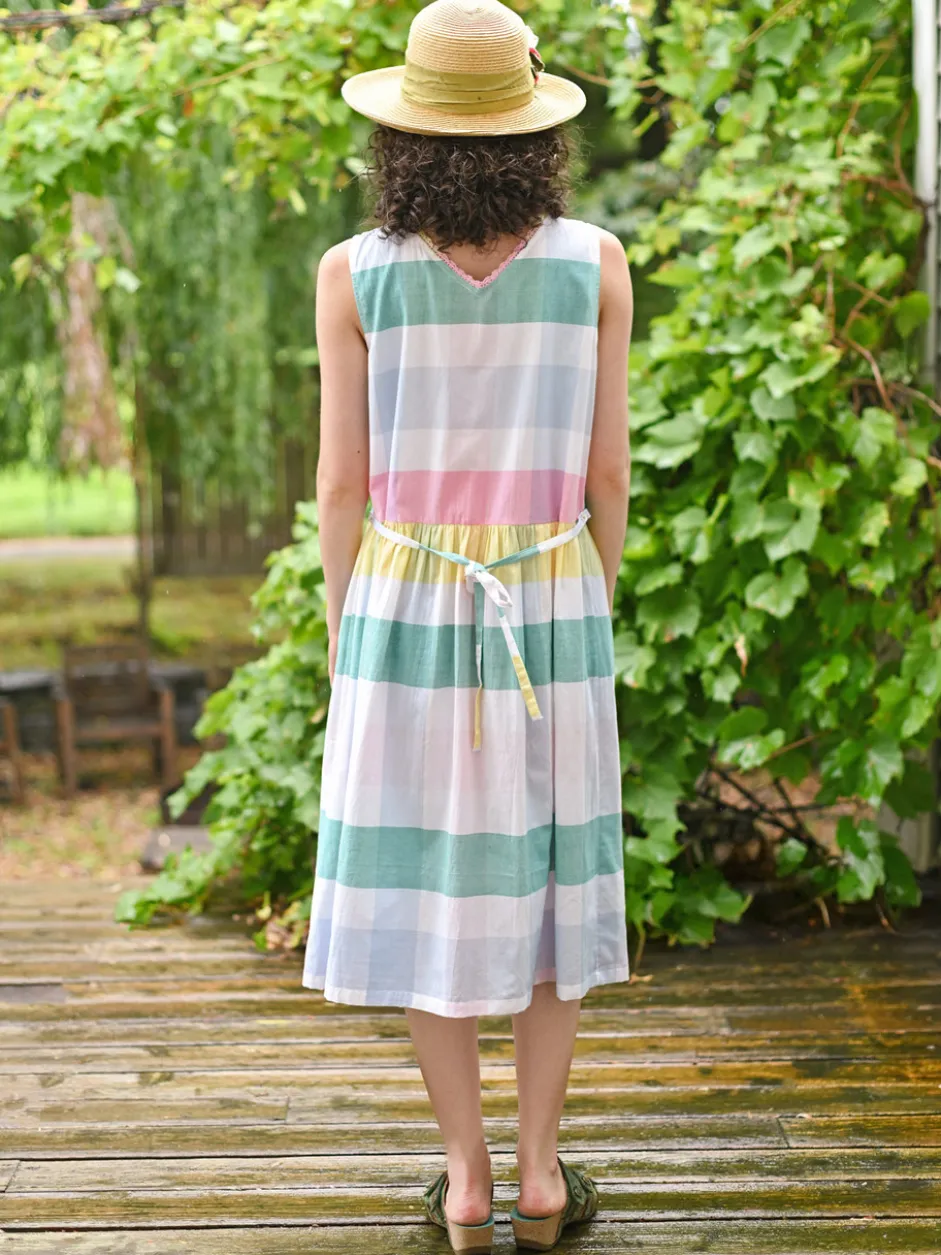 Spring Check Dress - Multi