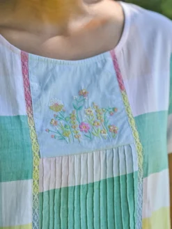 Spring Check Tunic - Multi