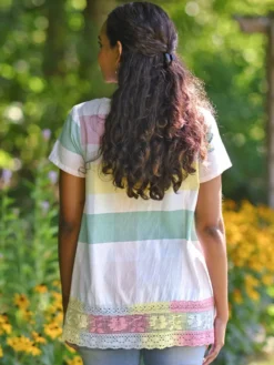 Spring Check Tunic - Multi