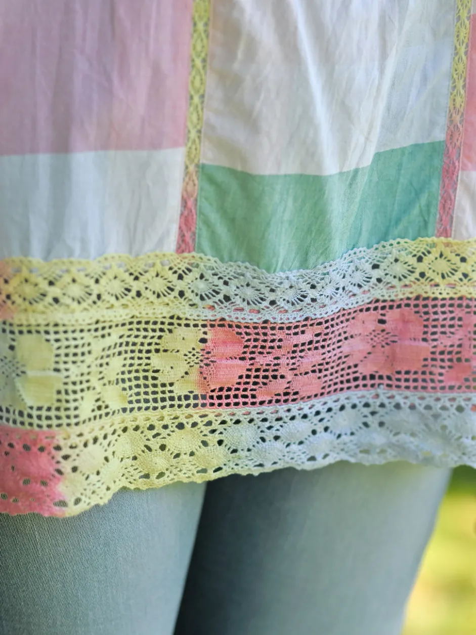 Spring Check Tunic - Multi
