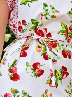 Strawberry Basket Chef Apron