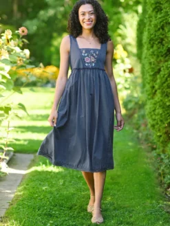 Summer Hour Dress - Sunwashed Navy