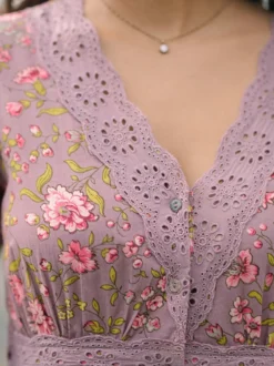 Sunday Rose Prairie Dress - Amethyst