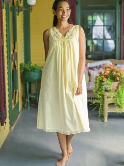 Sunny Morning Nighty - Pale Yellow