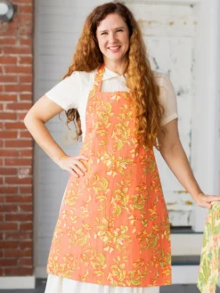 Sweet Pea Chef Apron - Coral