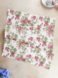 Sweet Pea Tea Towel Set of 2 - Ivory