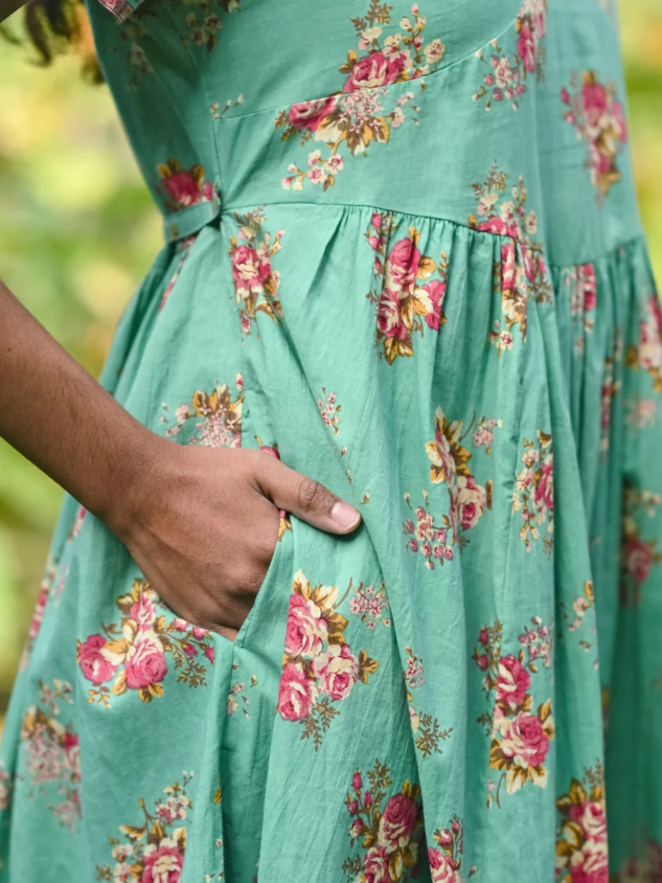 Tallulah Short Dress - Aqua