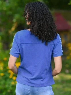Tapestry T-Shirt - Blue
