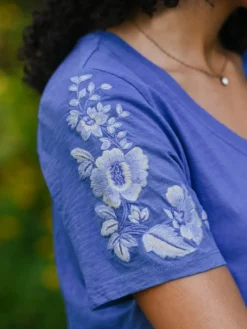 Tapestry T-Shirt - Blue
