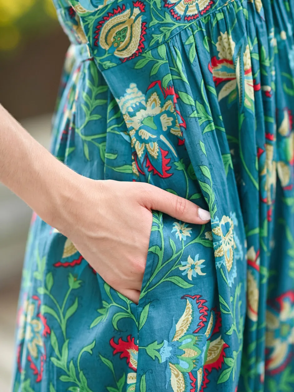Tatiana Dress - Dark Teal