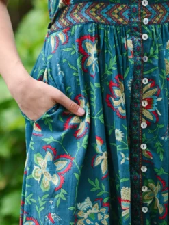 Tatiana Sundress - Dark Teal