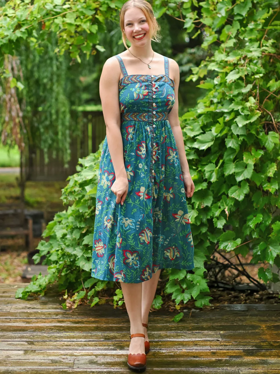 Tatiana Sundress - Dark Teal