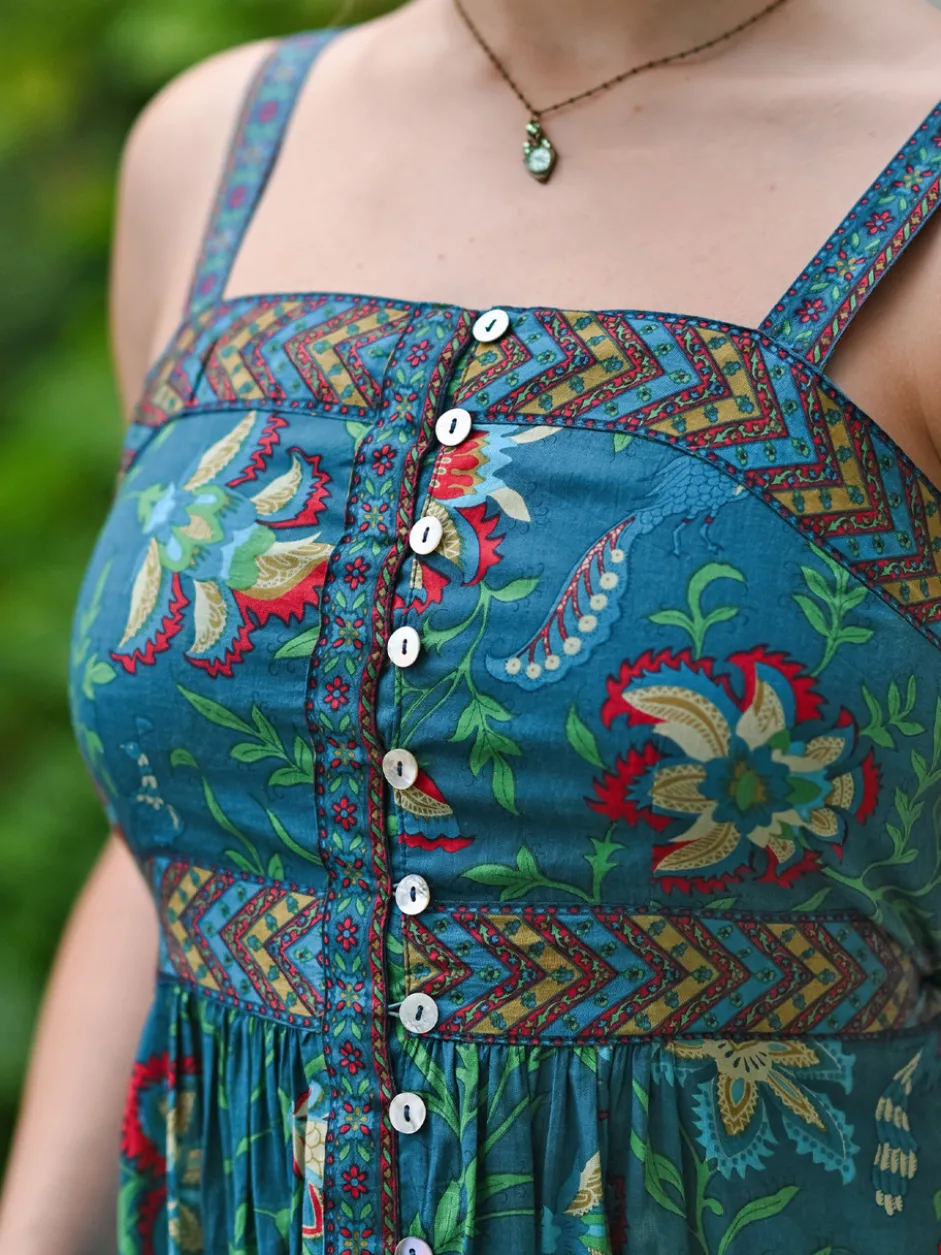 Tatiana Sundress - Dark Teal
