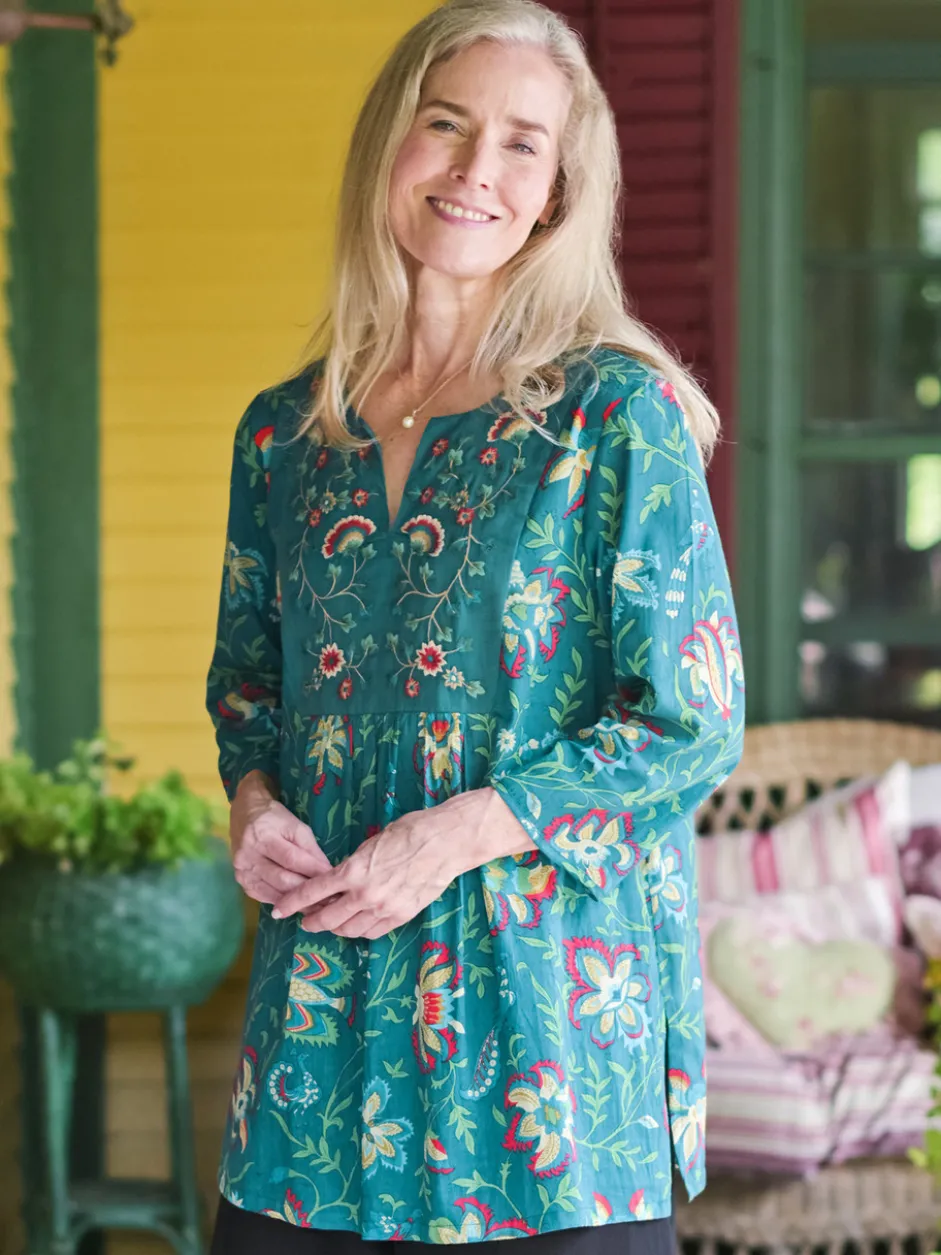 Tatiana Tunic - Dark Teal