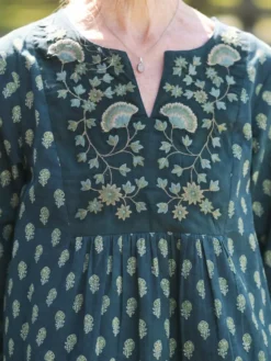 The Artist Tunic - Indigo
