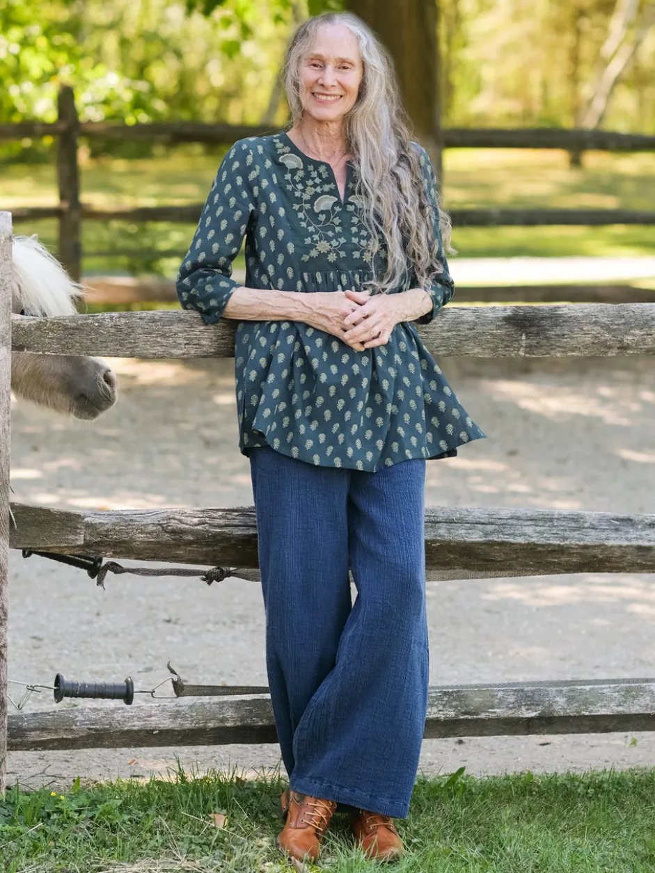 The Artist Tunic - Indigo