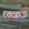 Timeless Embroidered Headband - Smoke Blue