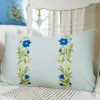 Trellis Cushion Cover - Aqua