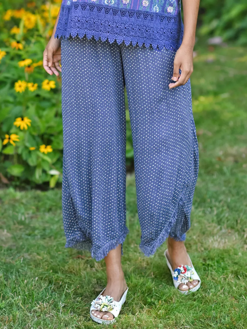 Tuscan Dot Pant - Blue