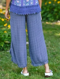 Tuscan Dot Pant - Blue
