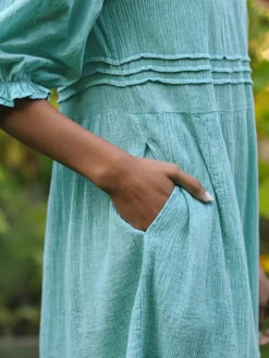 Twyla Dress - Sunwashed Turquoise