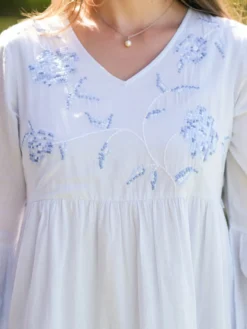 Vanessa Dress - Pale Blue