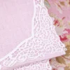 Versailles Linen Napkin Set of 4 - Rose