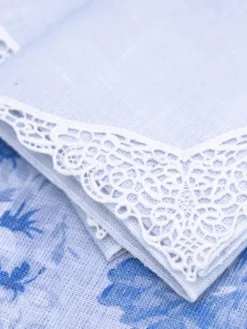 Versailles Linen Napkin Set of 4 - Opal