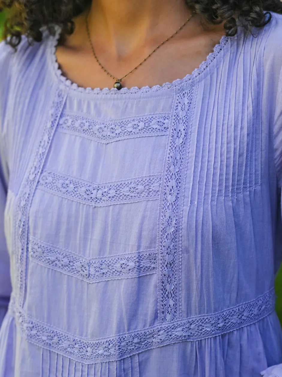 Victoriana Dress - Periwinkle