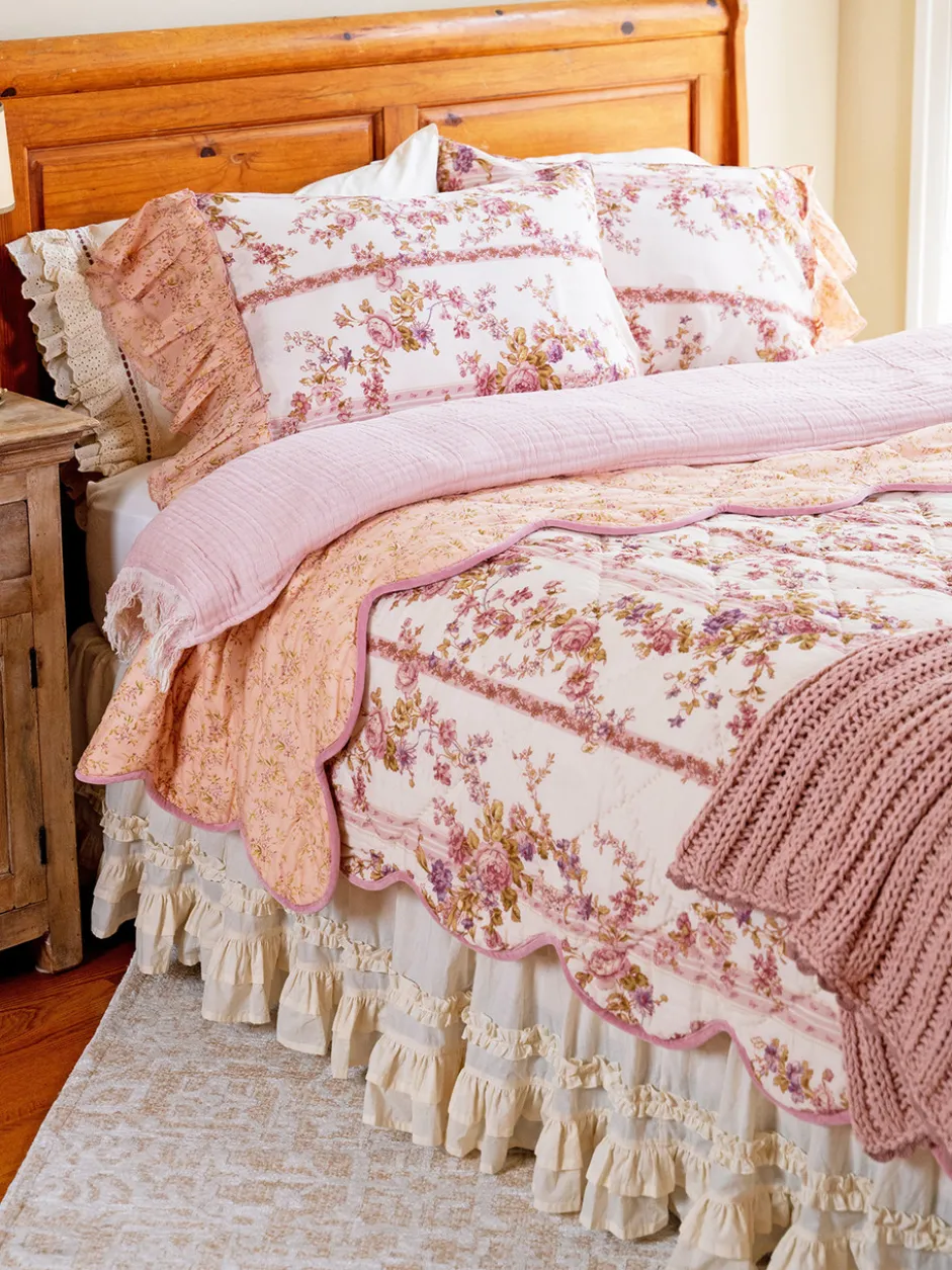 Victoriana Quilt - Antique Rose