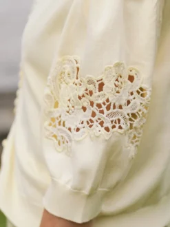 Vienna Romance Sweater - Ecru