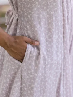 Willa Rose Embroidered Dress - Amethyst